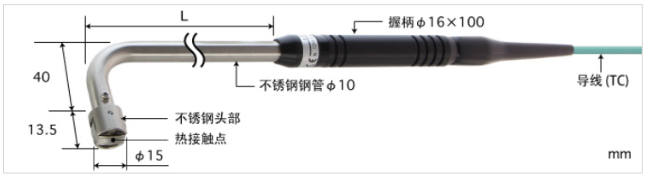 日本安立anritsu静止表面用温度传感器 a系列a-243e-01-1-tc1-asp