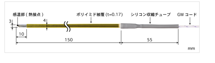 安立温度计探头st-13k-015-gw1-anp胶带式多用途温度传感器