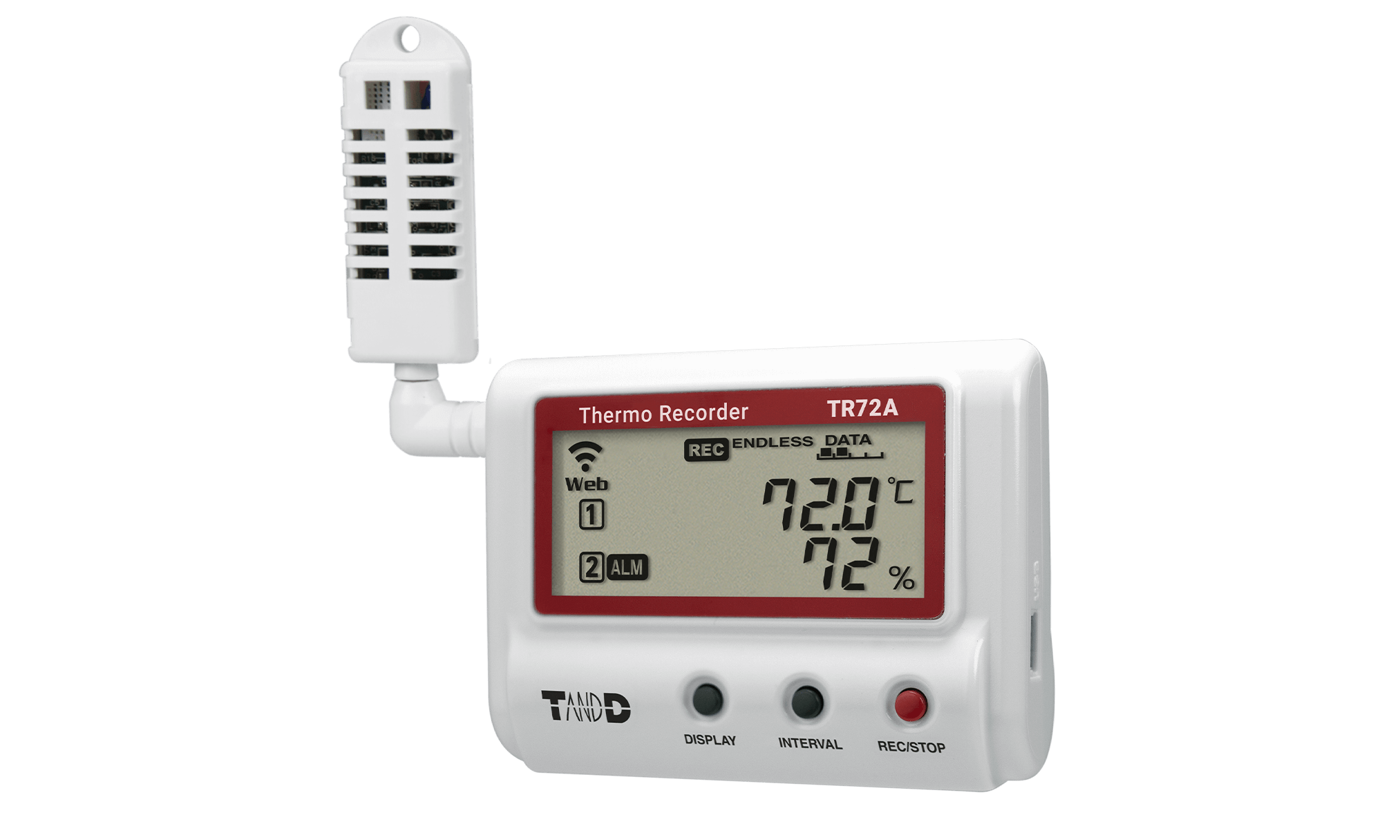 日本进口tannd温湿度记录仪tr72a支持蓝牙 