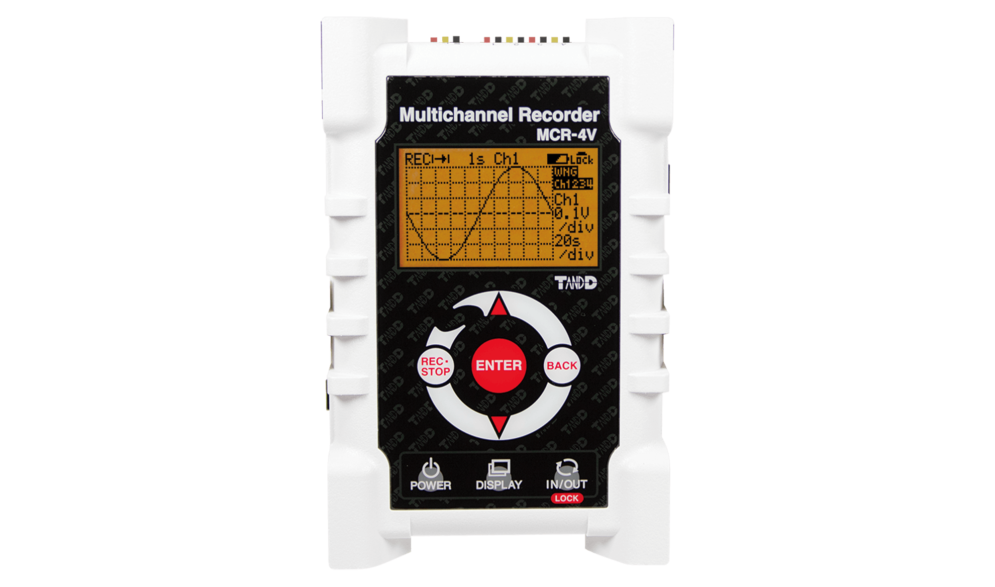 日本进口tandd电压记录仪4通道mcr-4v 