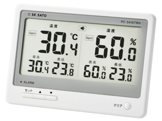 日本进口佐藤sato数字温湿度计 pc-5410trh