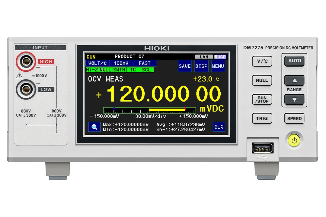 日本进口日置电子测量仪表 直流电压计 dm7275